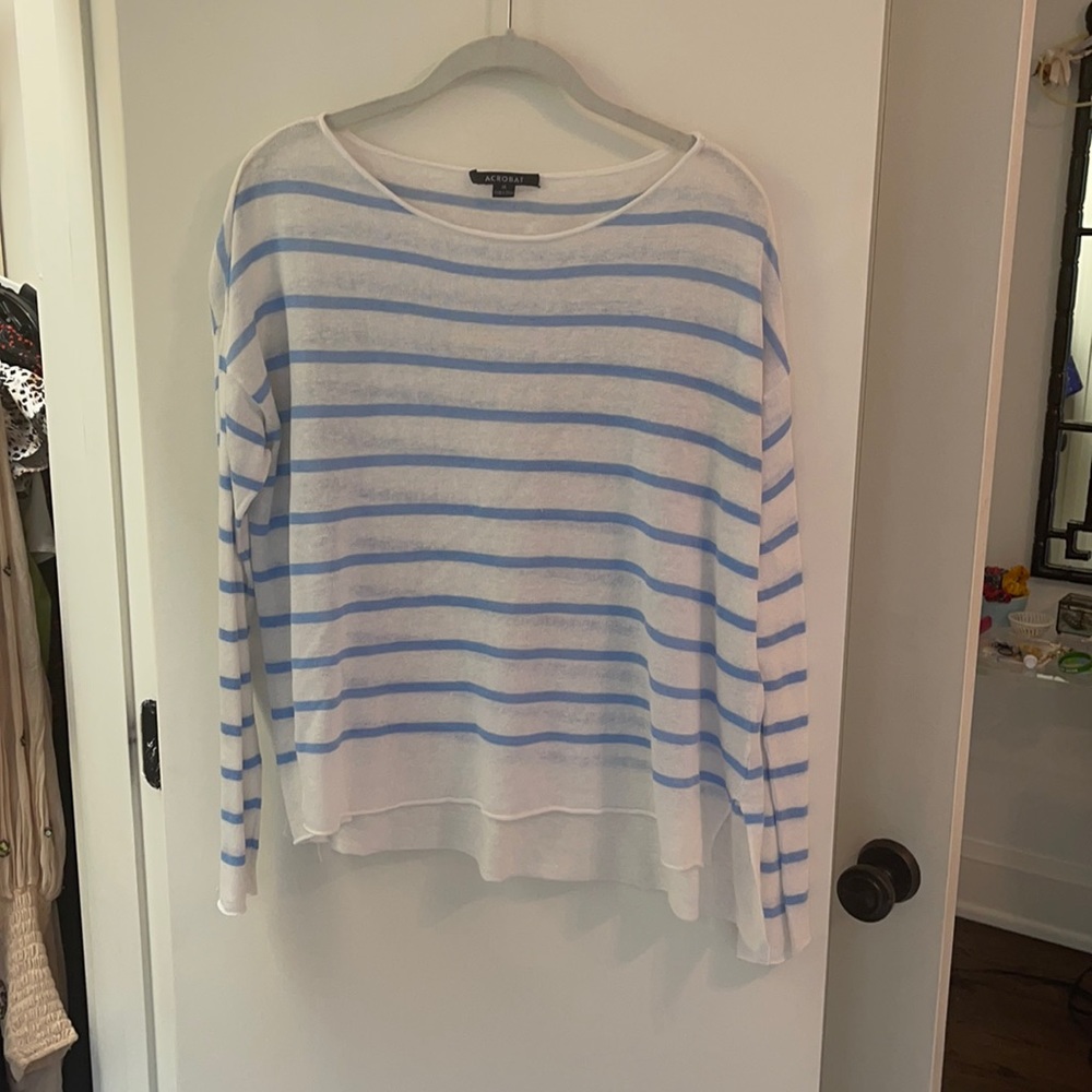Blue stripped sweater